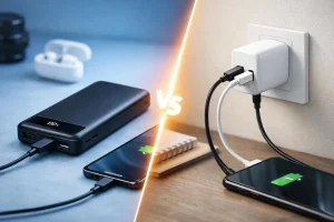 Power Bank ou Carregador de Parede: Qual é Mais Eficiente?